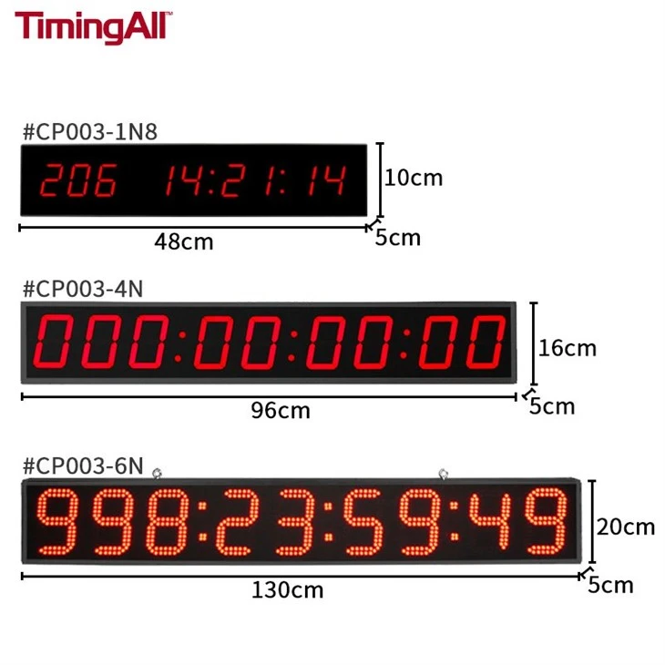 Minuterie de compte à rebours LED de 999 jours